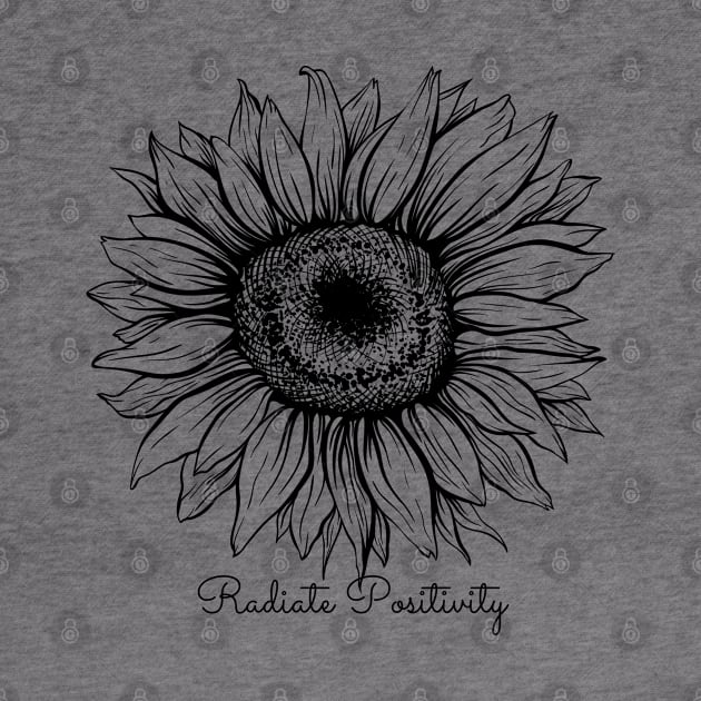 Radiate Positivity Sunflower by Hello Sunshine